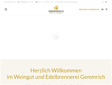 Tablet Screenshot of gemmrich.de